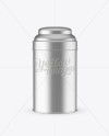 Metallic Storage Jar - Front View