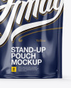 Download Glossy Stand Up Pouch Mockup in Pouch Mockups on Yellow ...