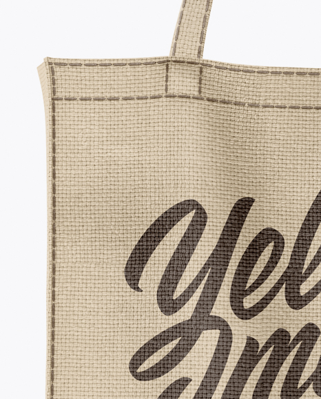 Download Canvas Bag Mockup Front View In Apparel Mockups On Yellow Images Object Mockups