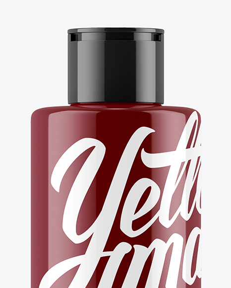 Glossy Cosmetic Bottle Mockup PSD #2