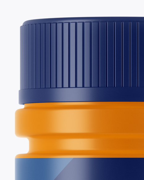 Glossy Pill Bottle Mockup PSD #2