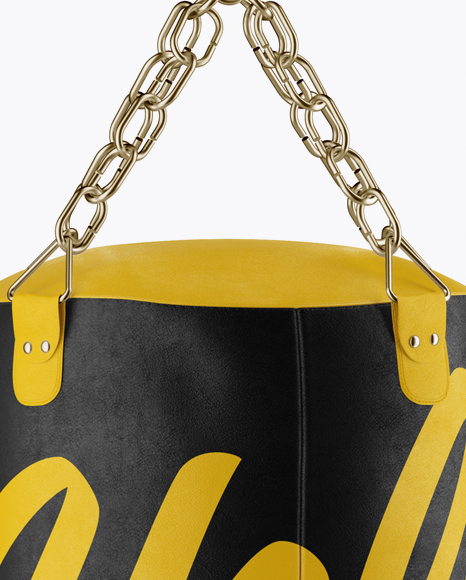 Download Punching Bag Mockup Front View In Object Mockups On Yellow Images Object Mockups