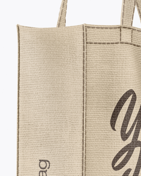 Download Black Tote Bag Mockup Free