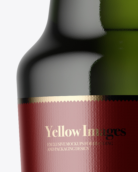 Download 330ml Ceramic Beer Bottle Psd Mockup Yellowimages