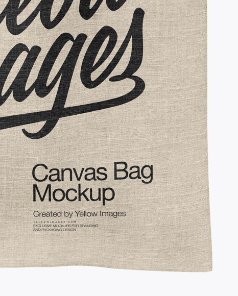 Download Canvas Bag Mockup Front View In Apparel Mockups On Yellow Images Object Mockups Yellowimages Mockups