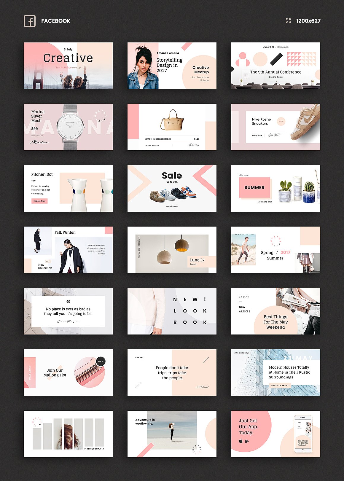 Empathy Social Media Kit on Yellow Images Creative Store