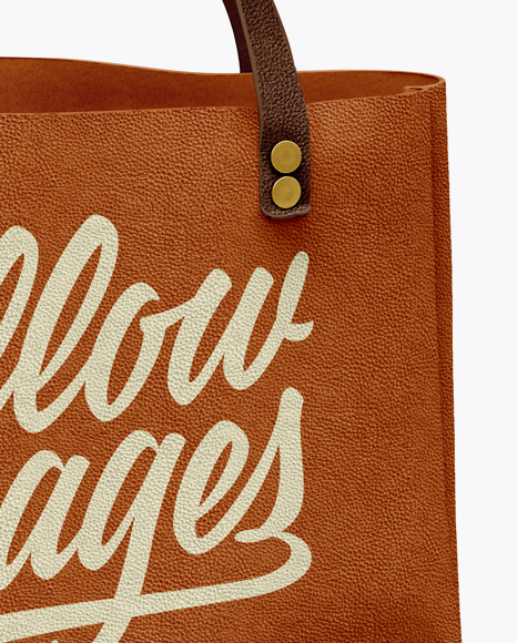 Download Download Leather Bag Mockup Front View Yellowimages