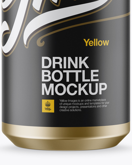 Download Matte Aluminum Drink Bottle Mockup In Bottle Mockups On Yellow Images Object Mockups PSD Mockup Templates