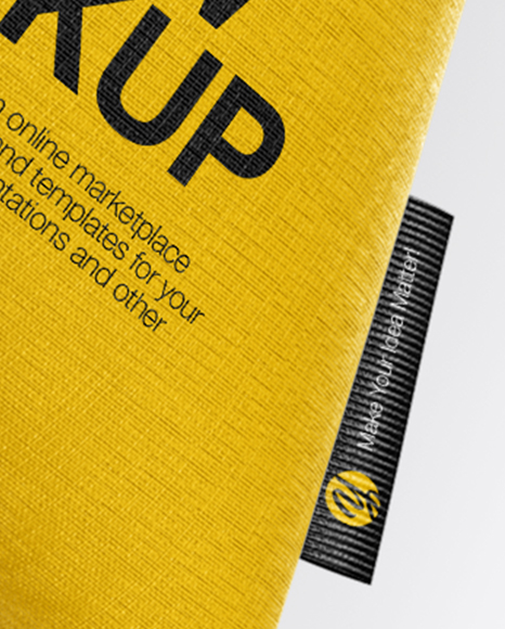 Two Square Pillows Mockup In Object Mockups On Yellow Images Object Mockups