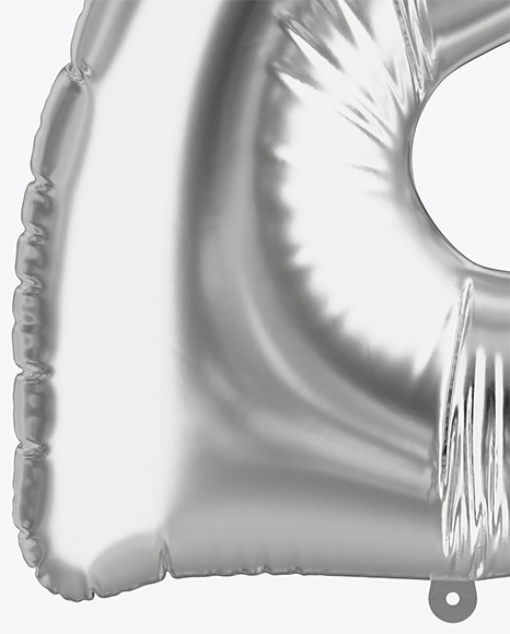 Number 2 Foil Balloon Mockup PSD #7