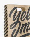 Download Kraft Paper Bag Mockup - Half Side View in Bag & Sack ...