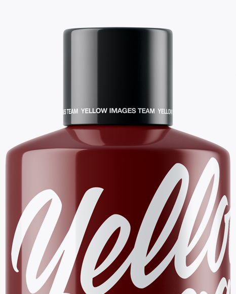 Glossy Cosmetic Bottle Mockup PSD #2
