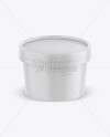 Download Carton Ice Cream Cup Mockup Front View High Angle Shot In Cup Bowl Mockups On Yellow Images Object Mockups PSD Mockup Templates