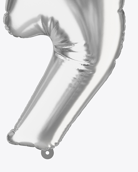 Download Comma Sign Foil Balloon Mockup in Object Mockups on Yellow Images Object Mockups