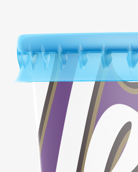 Glossy Plastic Soda Cup Mockup PSD #2