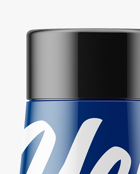 Glossy Plastic Bottle Mockup PSD #2