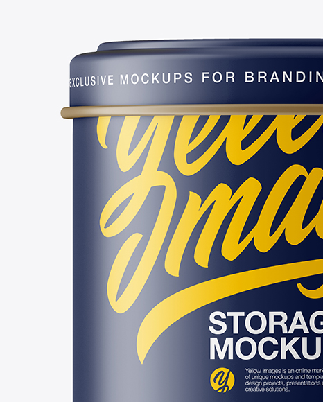 Matte Storage Jar Mockup PSD #2