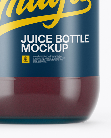 Download 330ml Blue Glass Berry Juice Bottle Mockup In Bottle Mockups On Yellow Images Object Mockups PSD Mockup Templates