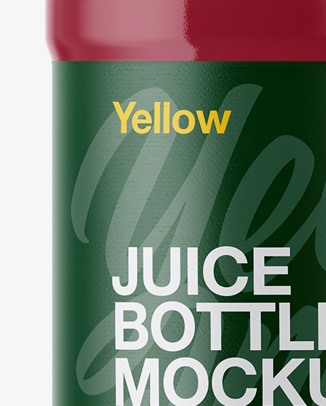 Download Plastic Bottle With Berry Juice Mockup In Bottle Mockups On Yellow Images Object Mockups PSD Mockup Templates