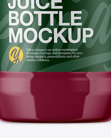 Download Plastic Bottle With Berry Juice Mockup In Bottle Mockups On Yellow Images Object Mockups PSD Mockup Templates