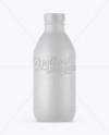 330ml Matte Juice Bottle Mockup