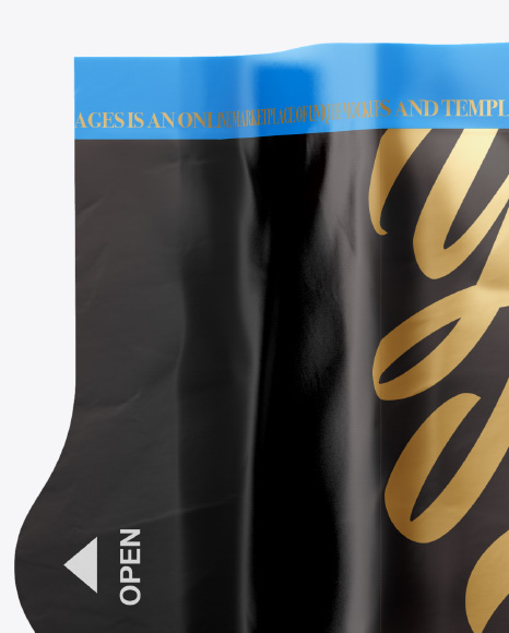 Coffee Bag Mockup   Front View PSD #2