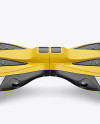 Glossy Hoverboard Mockup - Front View