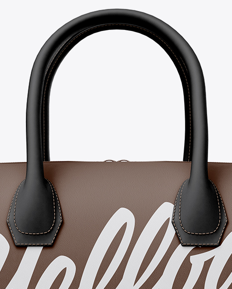 Download Leather Bag Mockup - Front View in Apparel Mockups on ...