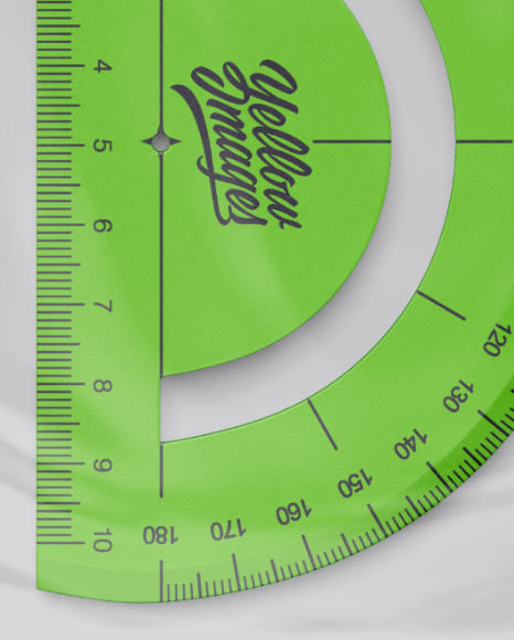 Plastic Rulers Set Mockup - Free Download Images High Quality PNG, JPG