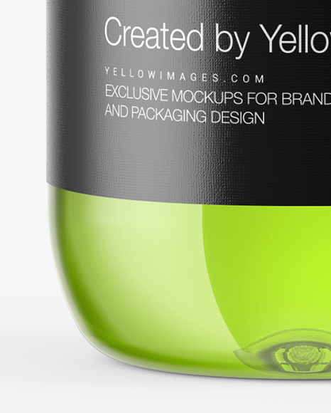 Energy Drink Bottle With Sport Cap Mockup In Bottle Mockups On Yellow Images Object Mockups