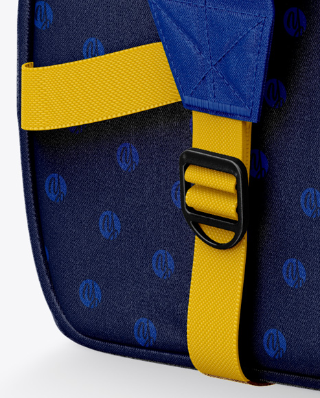 Download Backpack Mockup Back Half Side View In Apparel Mockups On Yellow Images Object Mockups