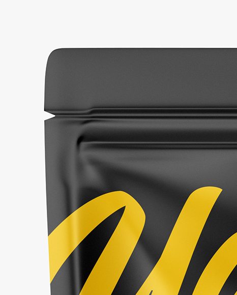 Matte Stand up Pouch Mockup PSD #3