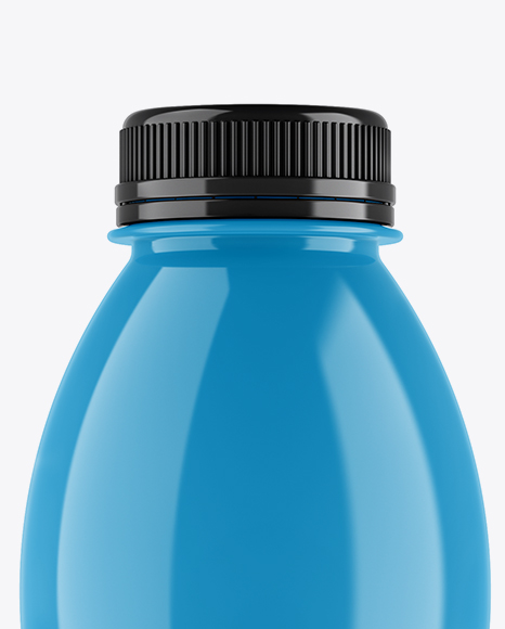 Glossy PET Bottle Mockup PSD #1