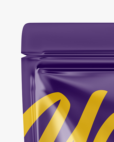 Glossy Stand up Pouch Mockup PSD #2