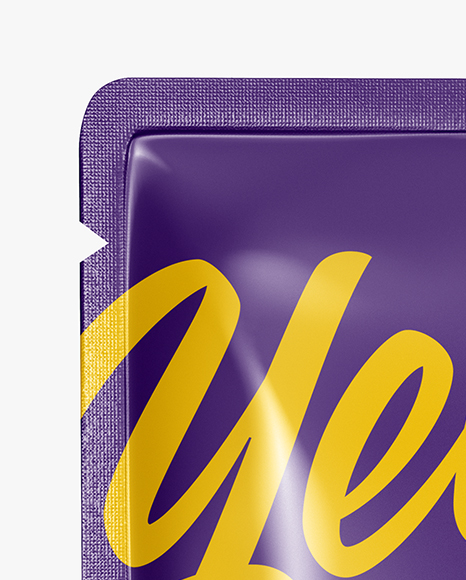 Glossy Stand up Pouch Mockup PSD #2