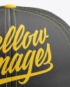 Snapback Trucker Cap mockup (Front View)