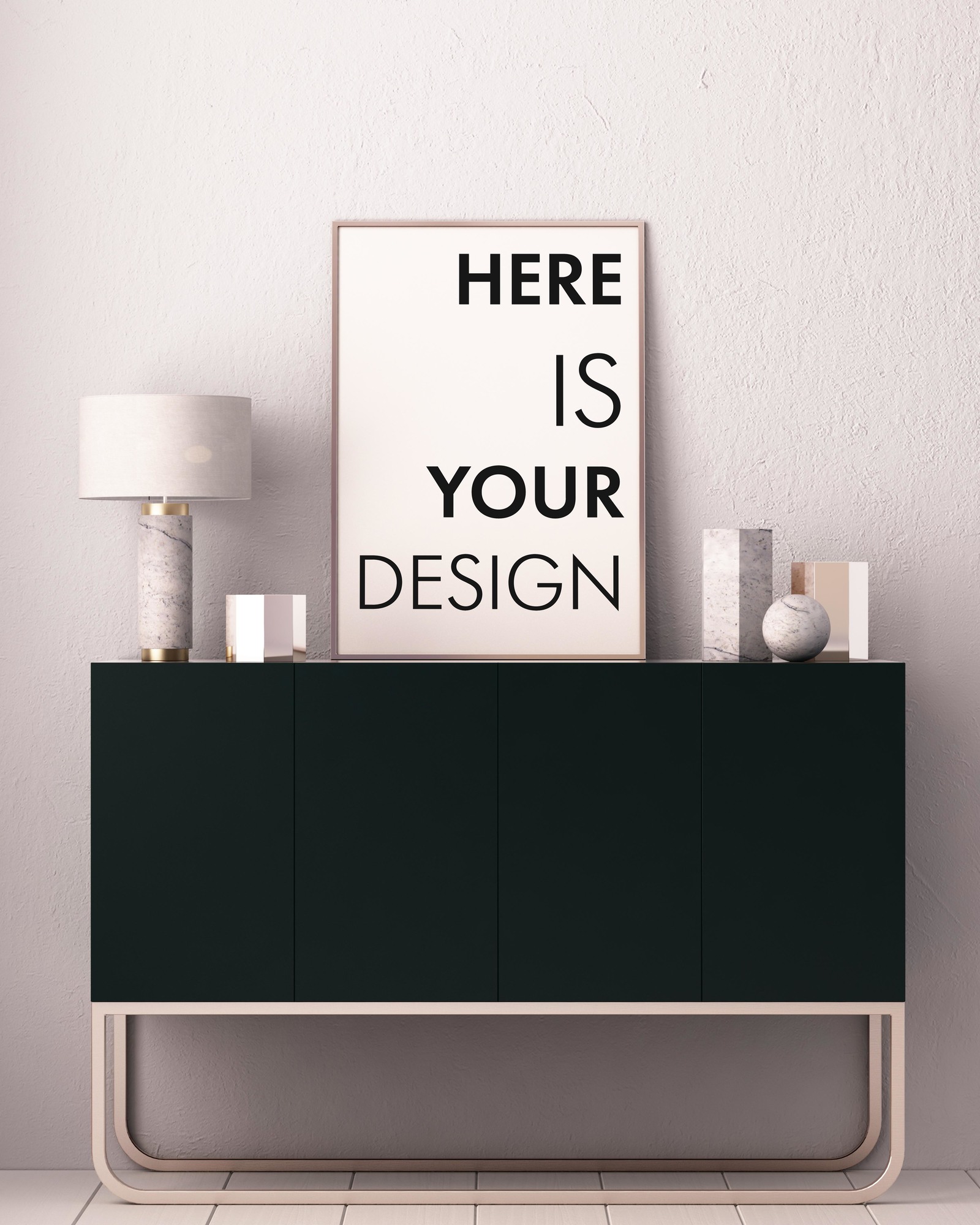 15 Mockup Of Posters In The Interior In Indoor Advertising Mockups On Yellow Images Creative Store