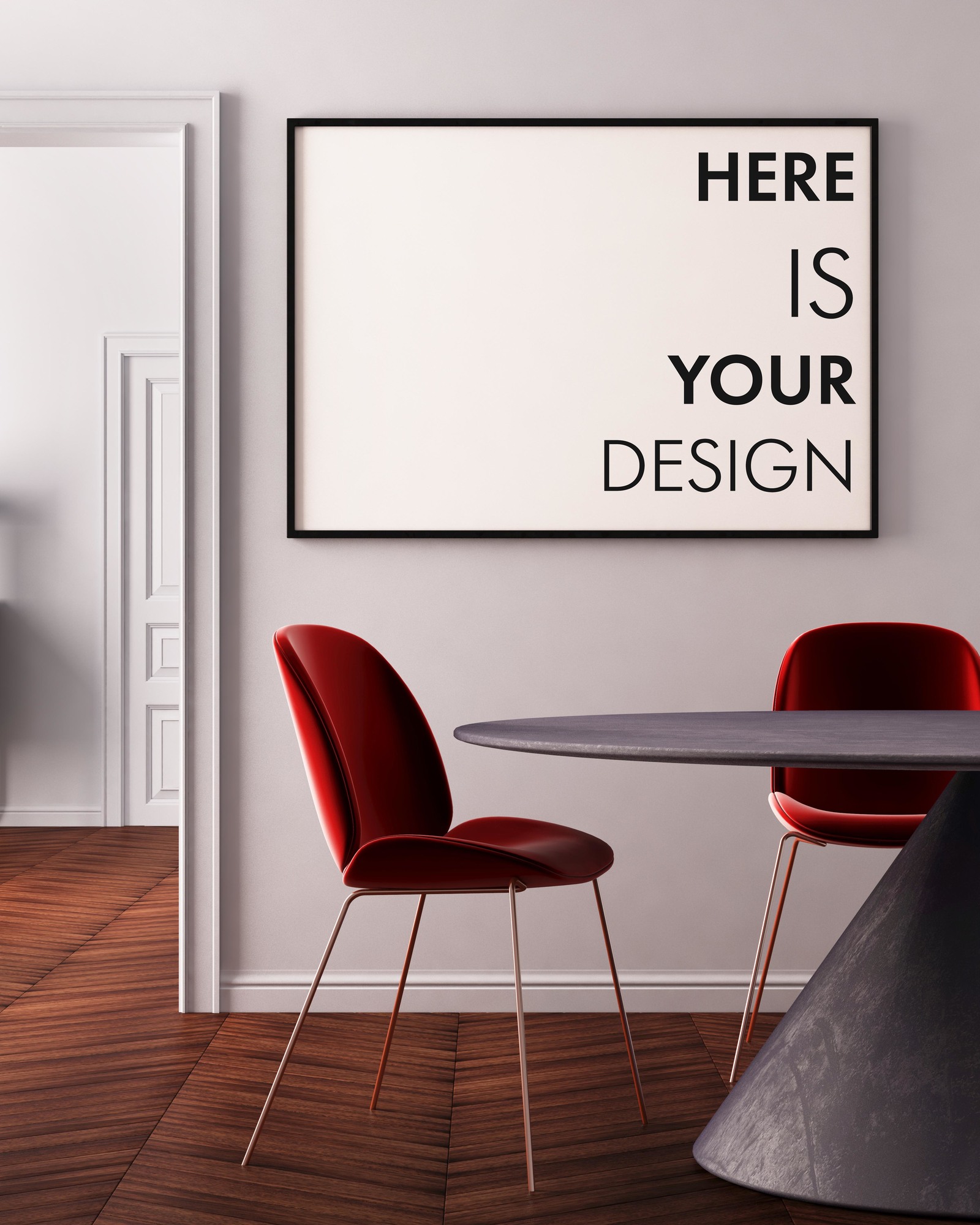 10 Art Deco posters mockup in Indoor Advertising Mockups