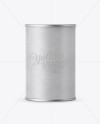 Download Tin Can With Kraft Paper Label Mockup in Can Mockups on Yellow Images Object Mockups