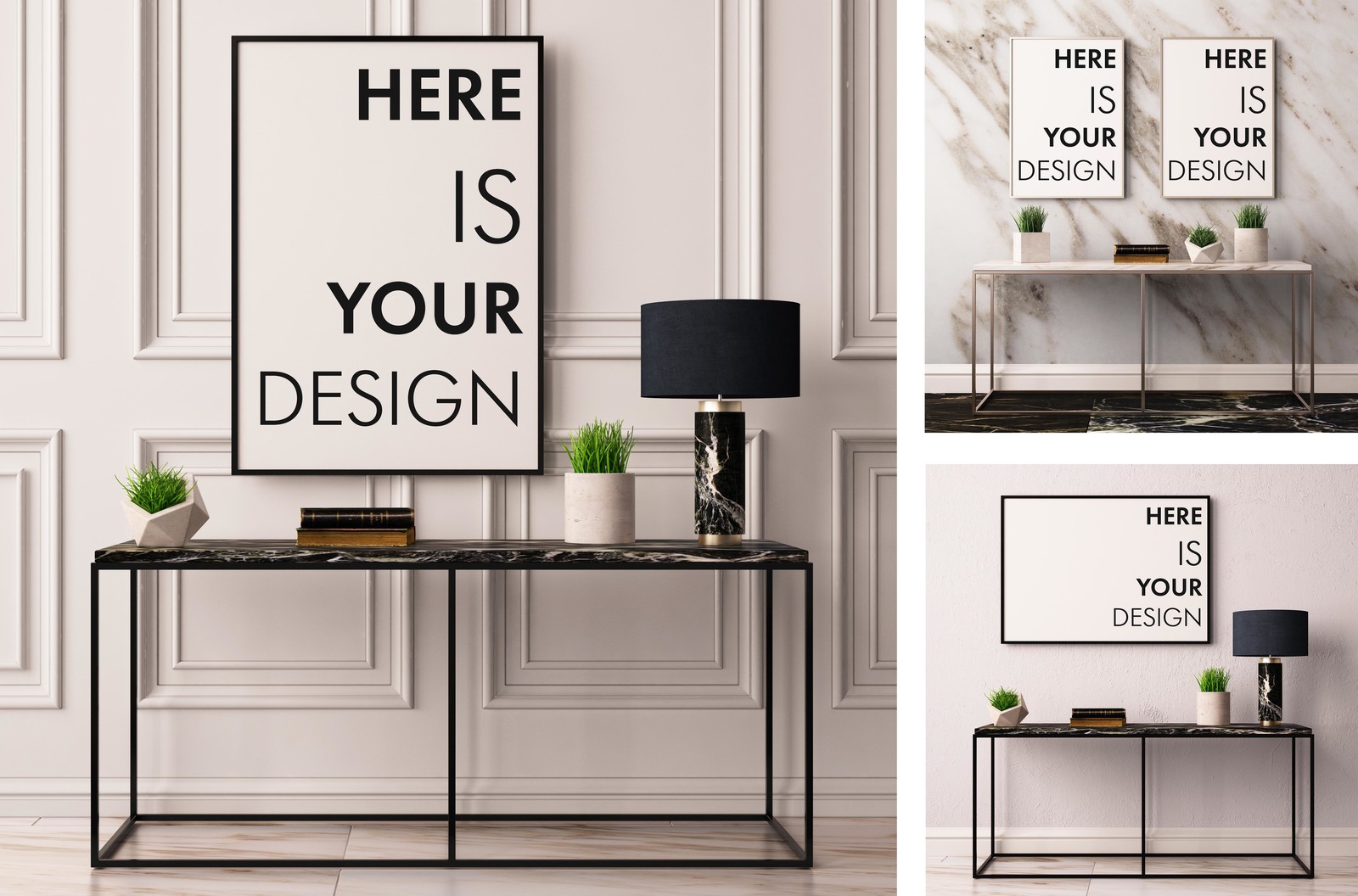 Download Living Room Wall Mockup Free Psd