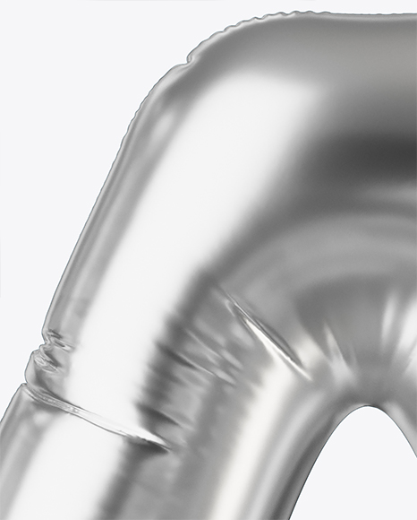 Letter A Foil Balloon Mockup