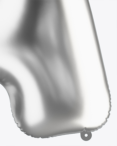 Letter A Foil Balloon Mockup