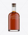 75cl Oslo Plate Bottle w/ Whisky Mockup on Yellow Images Object Mockups