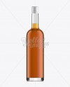 75cl Ariane 2 Bottle w/ Whisky Mockup on Yellow Images Object Mockups