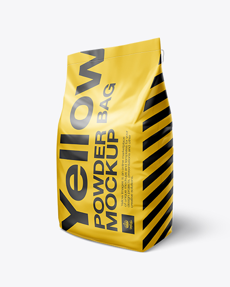 Download 10kg Powder Bag Mockup Half Side View Designs Zone PSD Mockup Templates