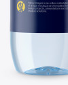 500ml Blue PET Water Bottle Mockup in Bottle Mockups on Yellow Images