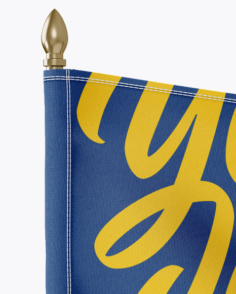 Flag Mockup   Front View PSD #2