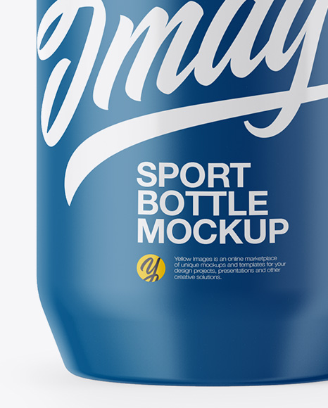 Download 710ml Plastic Sport Bottle With Transparent Cap Mockup In Bottle Mockups On Yellow Images Object Mockups PSD Mockup Templates