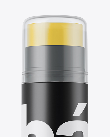 Matte Lip Balm Tube With Transparent Cap Mockup PSD #2