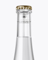 Clear Glass Water Bottle Mockup